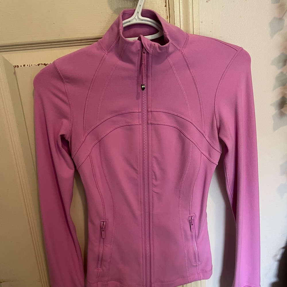 Lululemon Athletica Pink/purple nulu define jacket full zip
